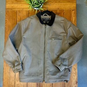 Filson Men's Greenish Grey heavy duty Canvas Jacket